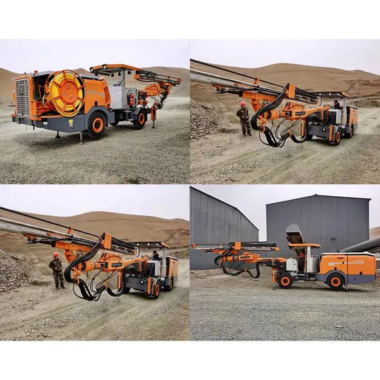 D Miningwell Underground Drilling Machine 45 - 89 mm Jumbo with CE Twin Three Single-Boom